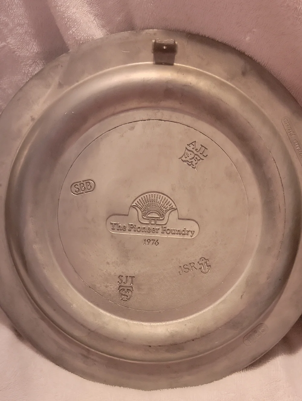 The Pioneer Foundry Pewter Plates